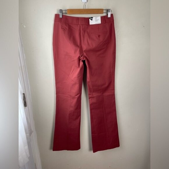 CLUB Monaco low rise modern fit bootleg Tex pant in desert Rose size 4 NEW - Picture 2 of 13